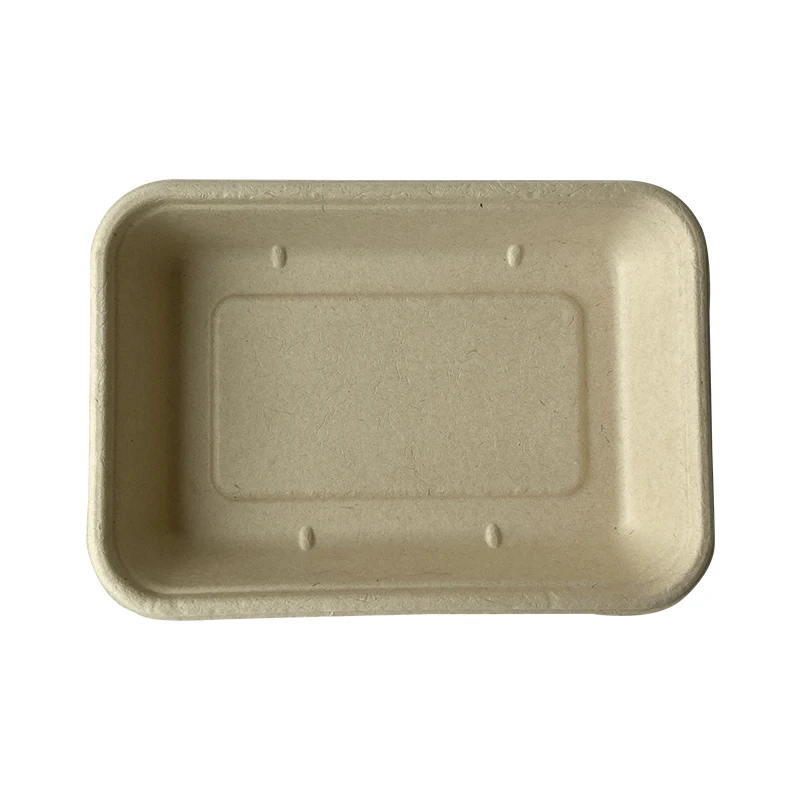 

High quality sugarcane bagasse food container lid takeaway food box with lid bagasse