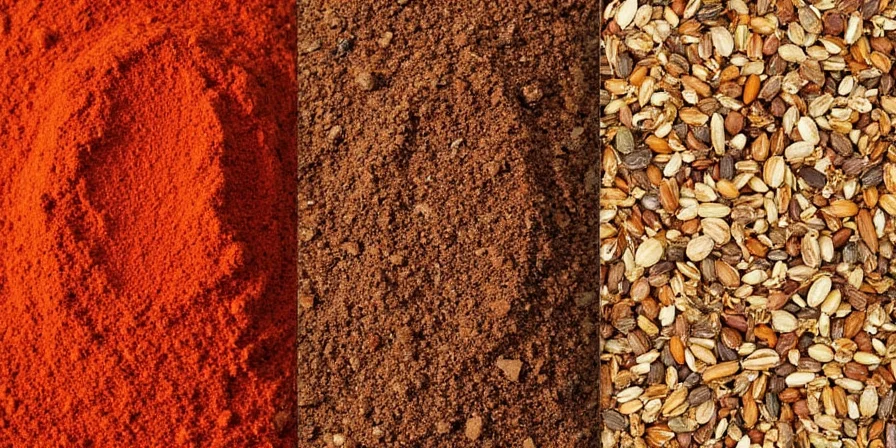 Spices that start with I - A colorful array of spices on wooden shelves