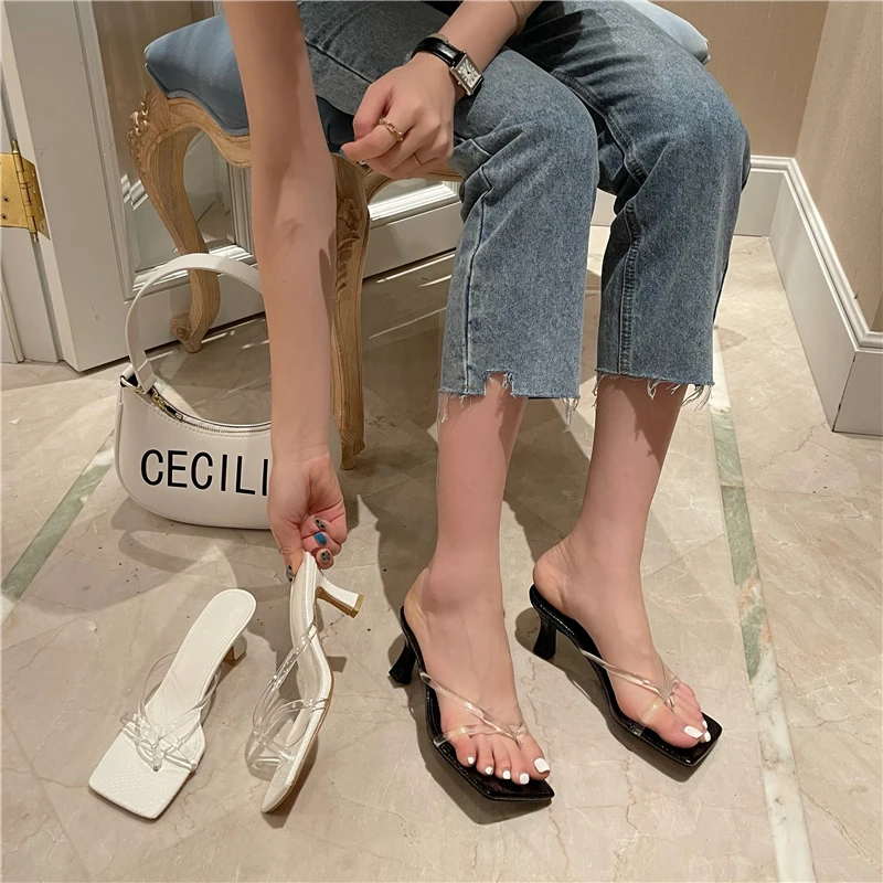 

Women's slippers 2022 summer new herringbone slippers 40