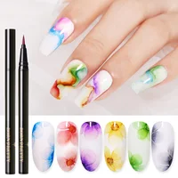 

BORN PRETTY 1ml Blossom Nail Polish Nail Art Design Water Color Nail Painting Pen