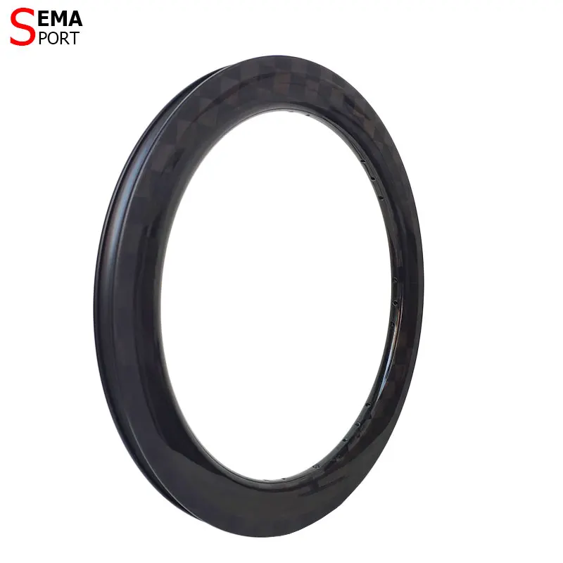 
16inch 349 brompton bicycle parts light weight carbon rim 3spoke hubsmith 38mm 3xity fnhon trispoke wheel 