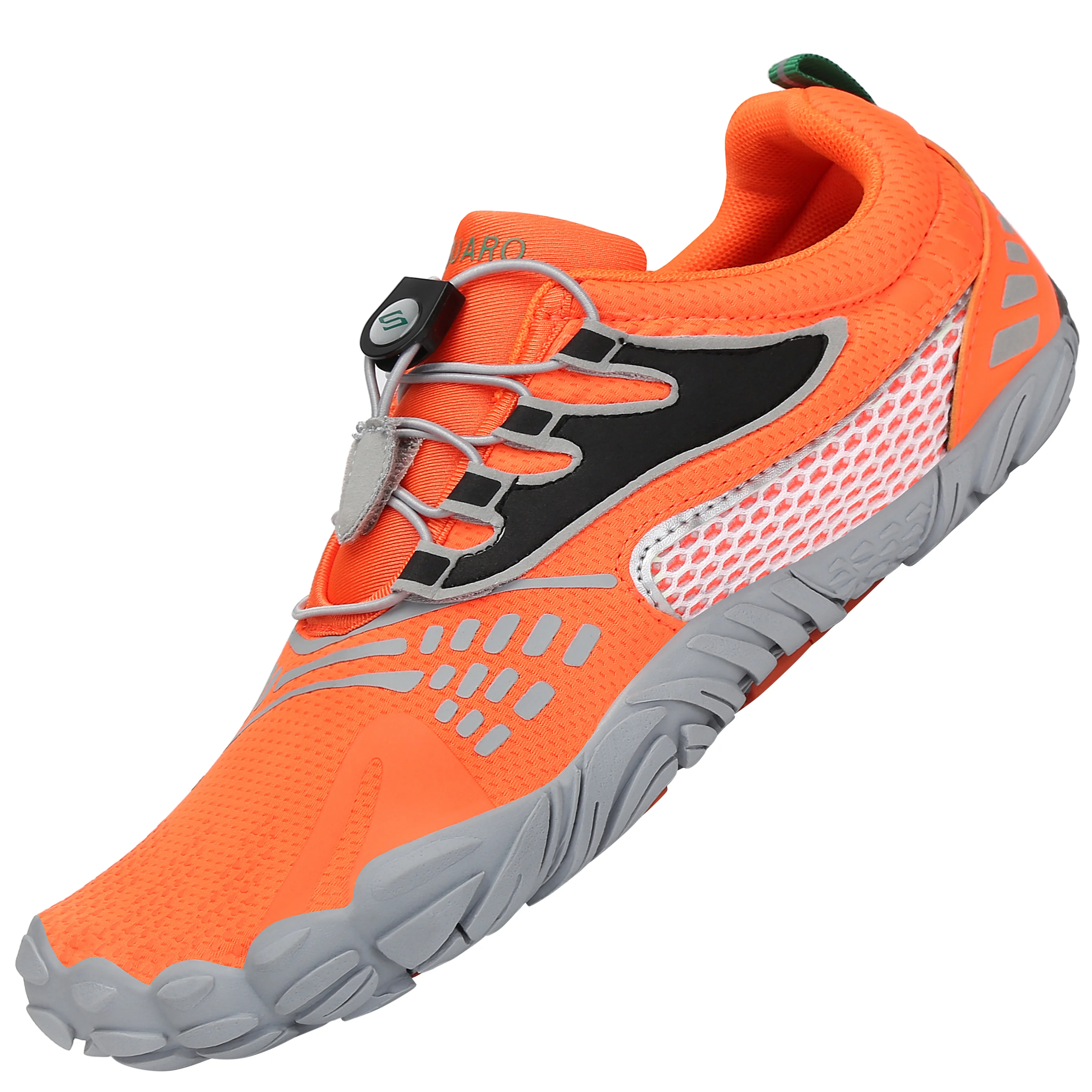 

Orange Outdoor Hiking Walking Women Barefoot Sport Running Shoes, 8 colors