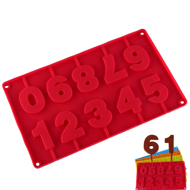 

DIY christmas ornament birthday bless alphabet letter number resin candy cake moulds silicone chocolate molds for candles, Customized color