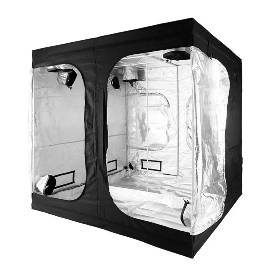 

Growtent Garden Grow Tent, Reflective 600D Mylar,Hydroponic Grow Tent with Observation Window and Floor Tray for Indoor Plant, Black+silver