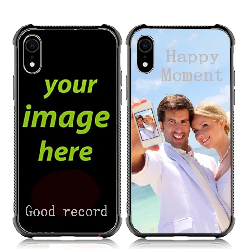 

Cell phone case custom print logo for iPhone 12 Pro max back cover Luxury glass TPU silicone phone case, Custom image colors