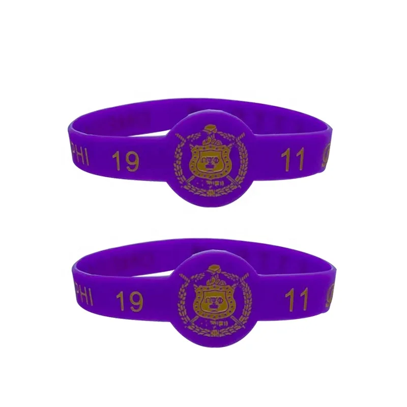 

Fraternity Wristband design your own silicone wristbands Sorority Greek Letters Bracelet