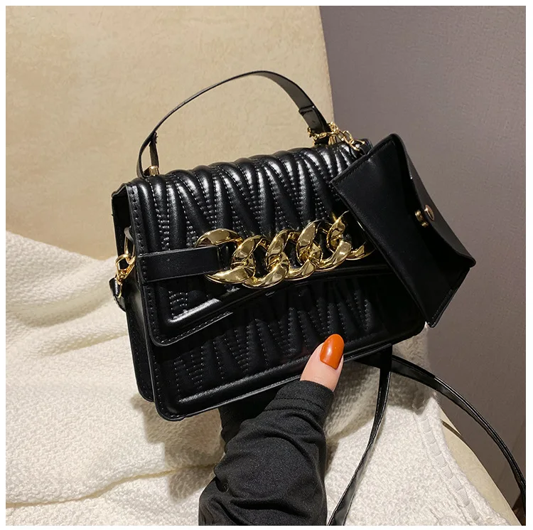 

Customized Logo Women Crossbody Bags High Quality Designer PU Leather Luxury Messenger Bags Handbag For Ladies
