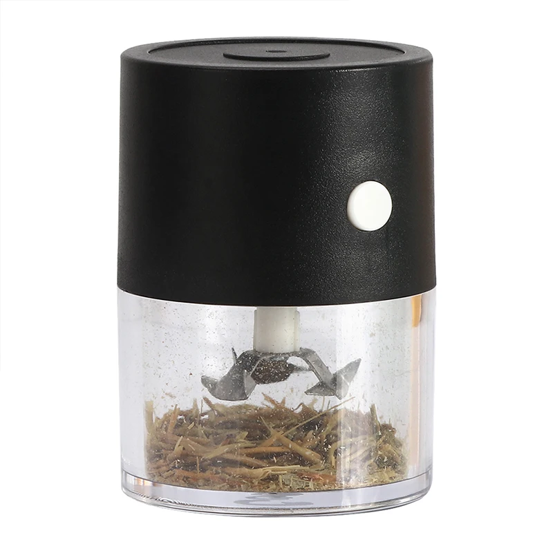 

New Smoking Electric Dry Herb Grinder 50mm Powerful Rechargeable Custom Logo Electric Tobacco Grinder Wholesale