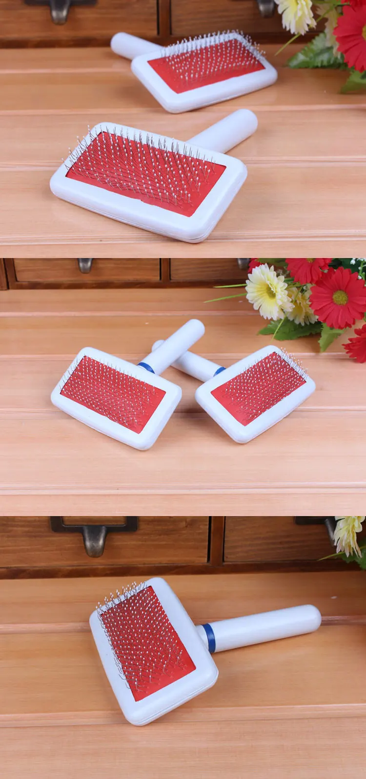 Newest cat grooming trimmer cat rubber curry wide tooth brushes best comb dog dematting tool for poodles