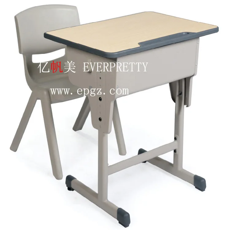 Hot Sale Steel Combined Double Student Desk And Wholesale Classroom