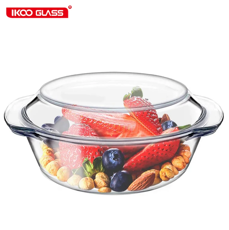 

baking dishes glass casserole cooking pot with glass cover, Transparent