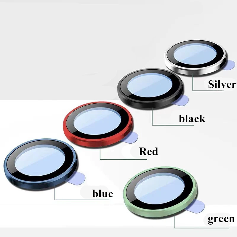 

Drop Shipping Camera Protector Glass with Metal Lens Protection Film for iPhone 12 Pro Max 11 Pro Full Cover 2 in 1 Case Camera, Colorful(customized)