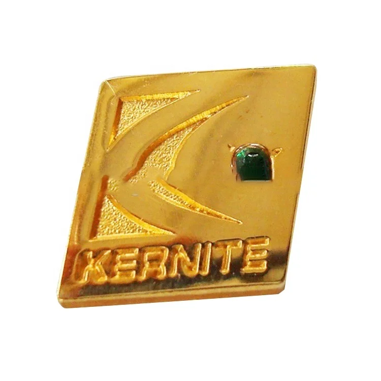 

Factory direct free Custom your own high quality High polished Die cast badge, Pantone color