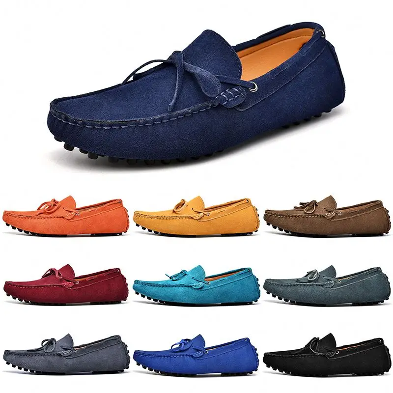 

Leather Loafers With No Fur Men'S Shoes Canvas Size 48 Moccasins Wholesale Platform Moccasin Chaussure Nouveautes