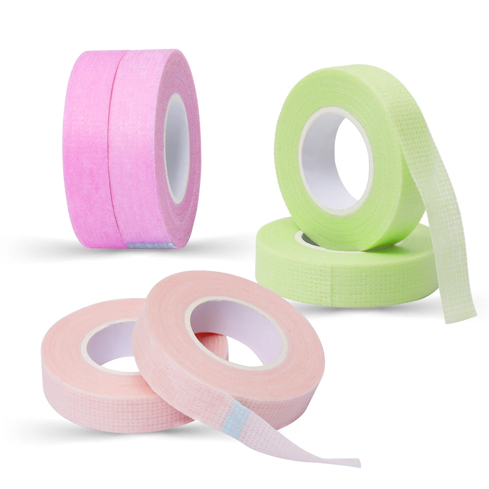 

False Eyelash Patch Tape Lint-Free Under Eye Pads Paper Professional Grafting Tool Adhesive Medical Tape Breathable Under Patch, Pink/purple/blue/customized