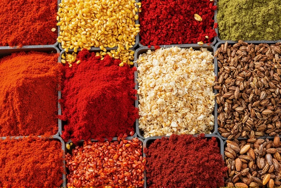 Comparison table of top spices for chilli