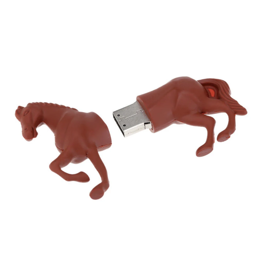 

Bulk Horse USB Memory PVC Pendrive 8GB 16GB Flash Usb Drives $1, Beige, black
