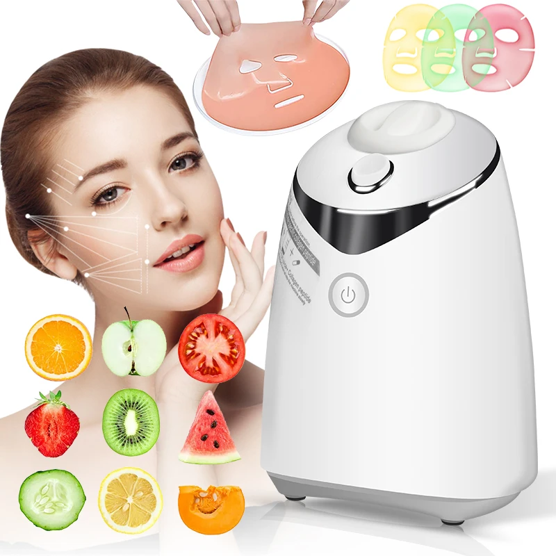 

2021 New Home Use Beauty Face Cream Making Diy Automatic Natural Collagen Face Mask Machine Fruit Vegetable Facial Mask Maker