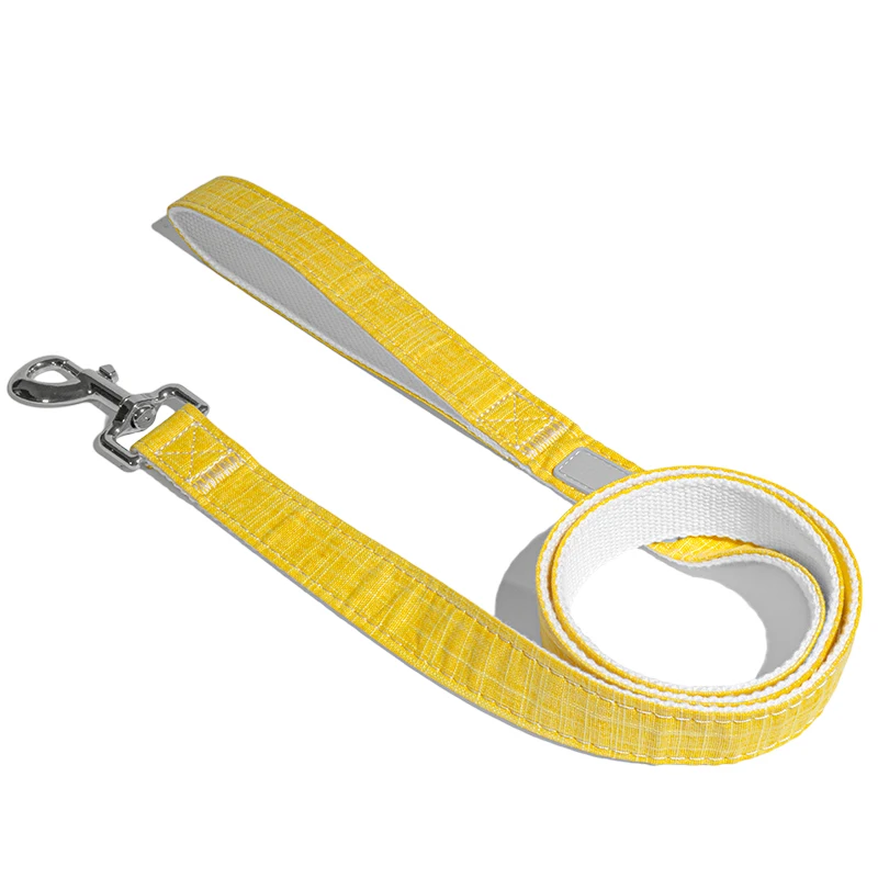 

New Arrival Economical Custom New Design Dog Supplies Bamboo Fiber Electroplating Hook Dog Leash, Yellow, grey, green, pink or customized color