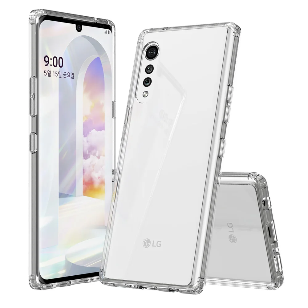 

Hot Sale Shockproof PC TPU Ultra Hybrid Clear Case For LG Velvet Mobile Cover