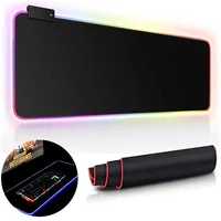 

Large 800x300x4mm 14 Modes Anti-Slip Rubber Base Computer Keyboard and Mouse Mat RGB LED Prism Cloth Extended Gaming Mouse Pad