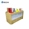 RECHI Design and Custom Made Electronic Retail Display Counter Table with Under-table Accessory Lighting Storage Cabinet