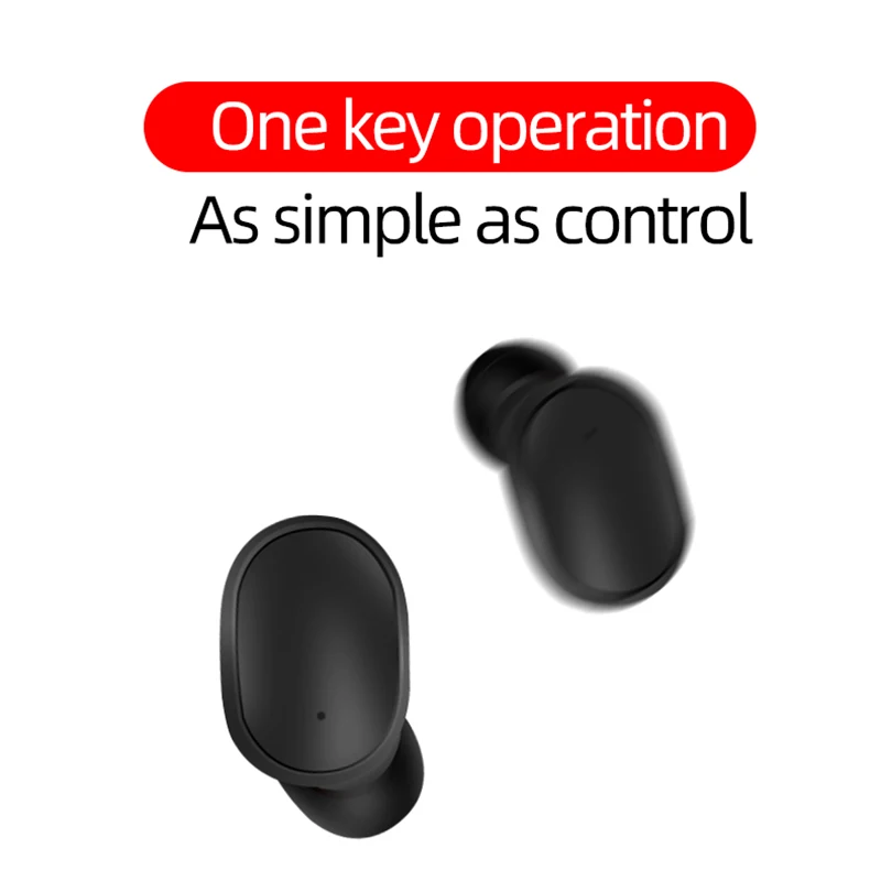 Earphone Earbuds Free Shipping Cheap Sports Black TWS HiFi Handsfree Noise Canceling Stereo Music - ANKUX.COM