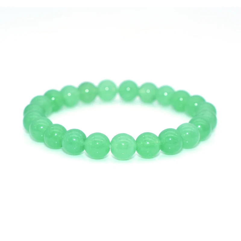 

Trade Insurance Natural Stone Beads High Grade  Green Aventurine Bracelet