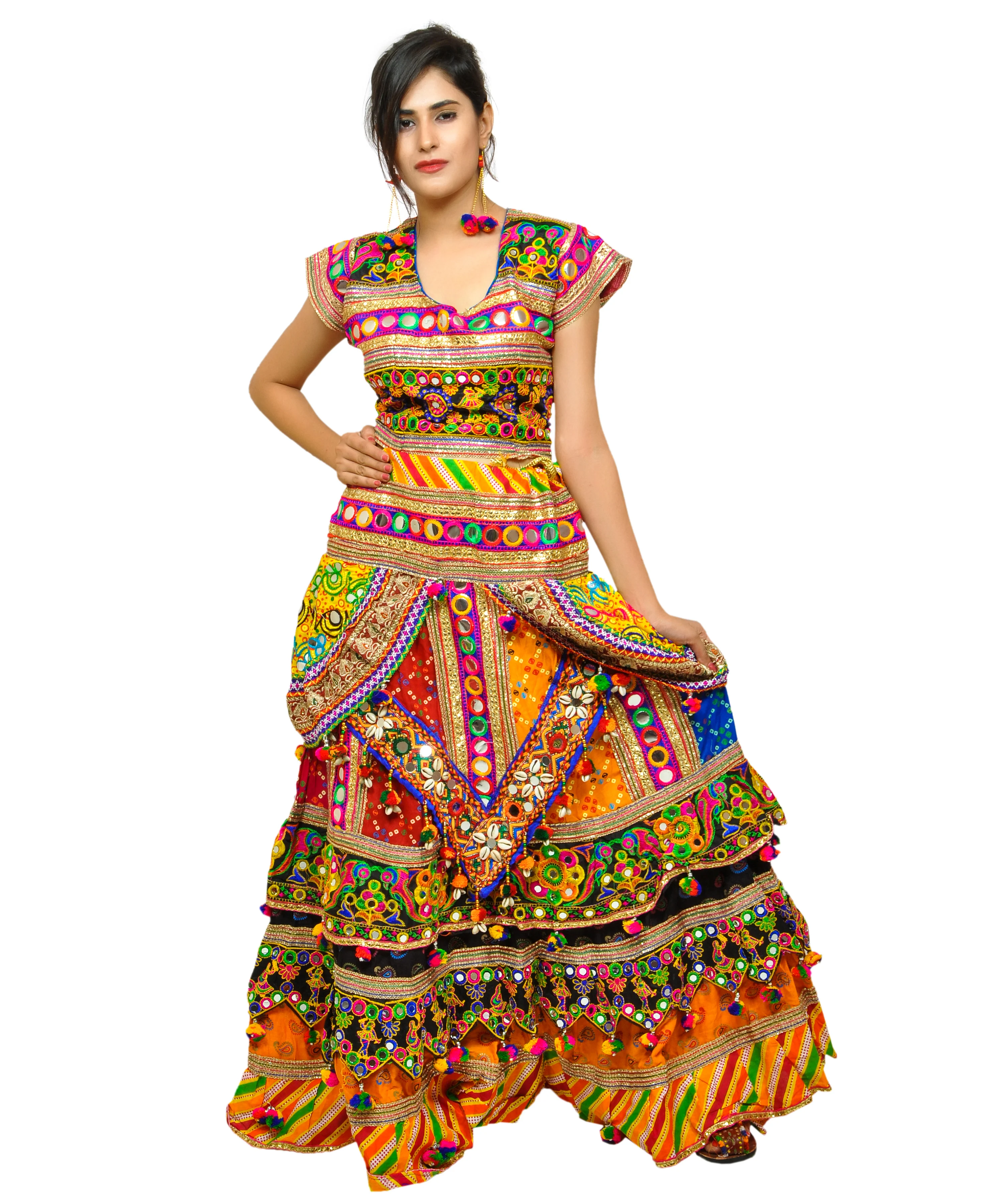 gujarati ghagra choli dress