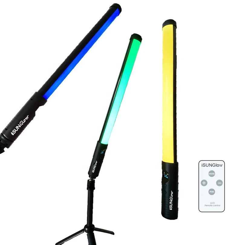 

Handheld Video Vlog Photography Gadgets RGB Light Stick Festival RGB Lamp Wand Magic Rechargeable Battery RGB LED Light Stick