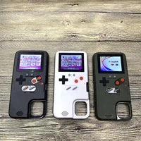 

MD Full Color Display 36 Classic Game Phone Case For iPhone 11 pro Console Game boy Soft TPU Silicone Cover