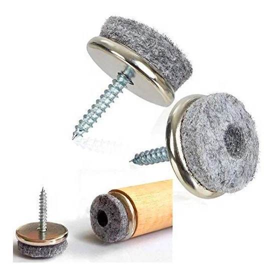 Furniture Leg Feet Floor Protection Durable Felt Furniture Sliders With