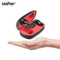 

Free Shipping Amazon Hot Sell MaPan Digital LED Display mini sports TWS Bluetooth Wireless Stereo Music Earphone