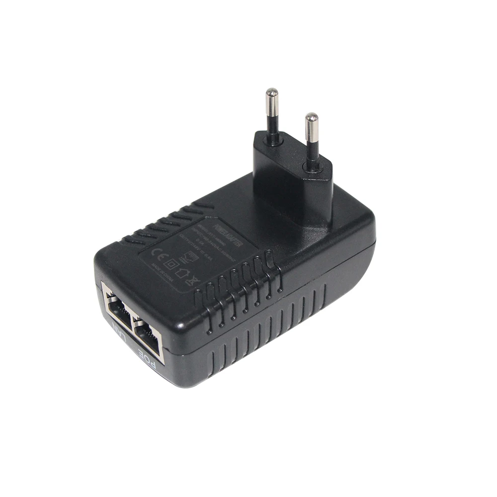 

POE Injector Adapter 12V-48V Wall Mounted Passive 24V 1A Dc Unifi Tp Link Reverse Smart Rj45 Pinout Switch Poe 48V