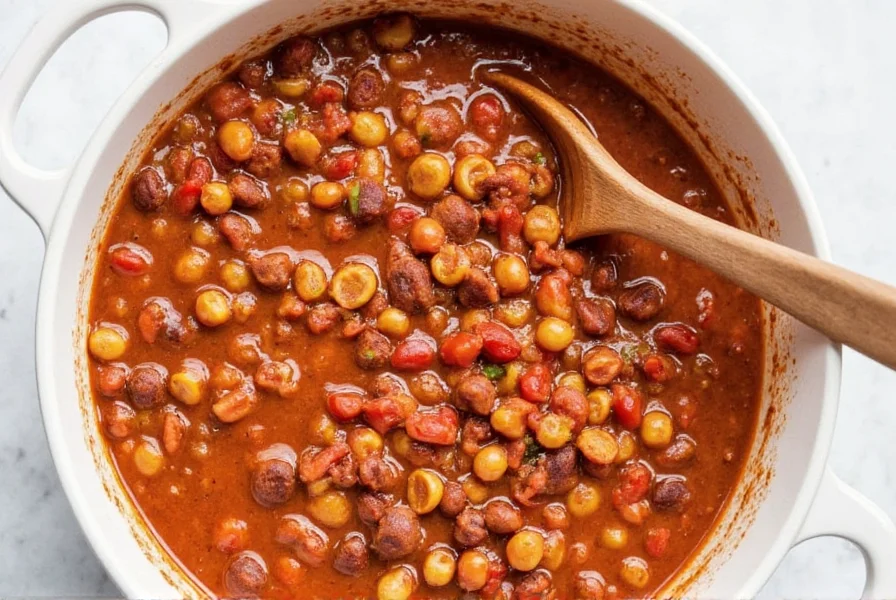 Easy Crockpot Chili with Just 5 Ingredients