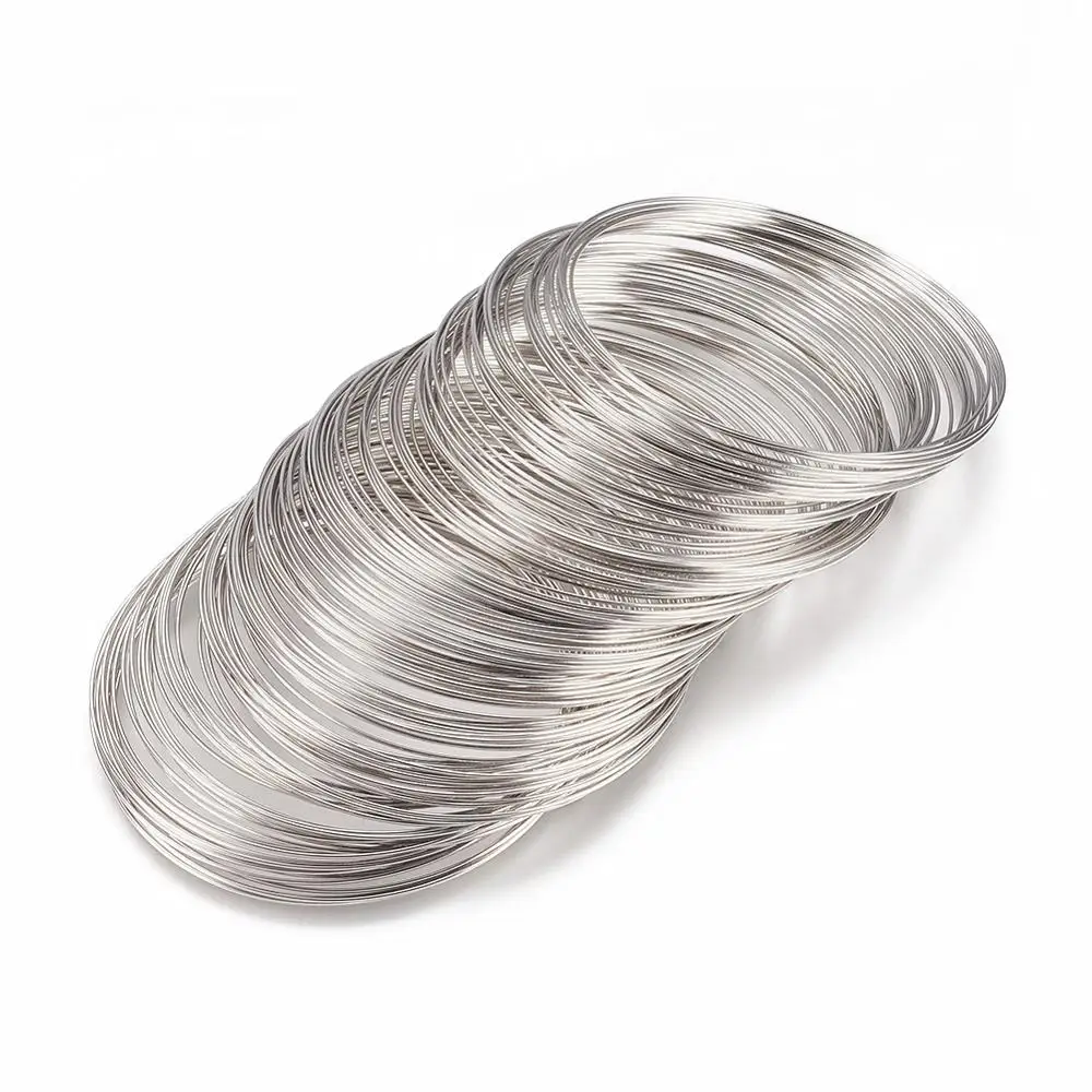 

Wholesale 55mm 60mm Bracelet Memory Wire DIY Stainless Steel Memory Wire