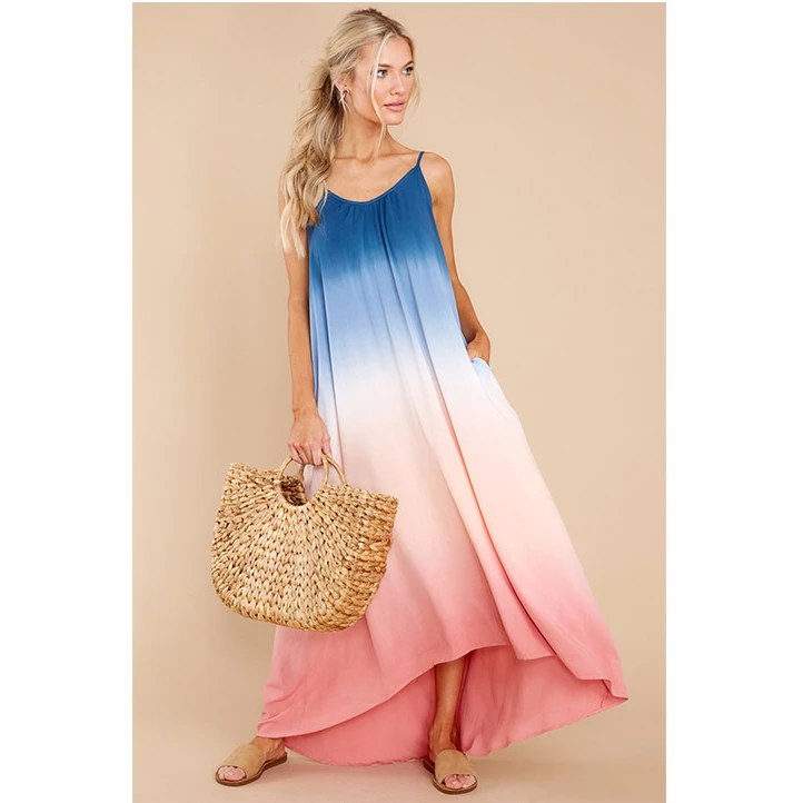 

TikTok famous Fashion Summer Sleeveless for women lady dresses, Pink,gray