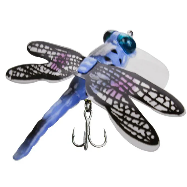 

False Bait Dragonfly Luya Bait 7cm 6g Fishing Minnow Lure Luya Bait Bionic Lures Plastic Lure, Vavious colors