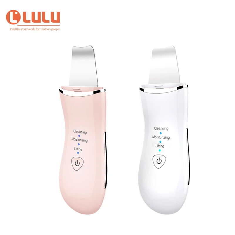 

Portable, Facial Pore Cleaner Shovel Skin Peeling Scrubber Ultrasonic Face/
