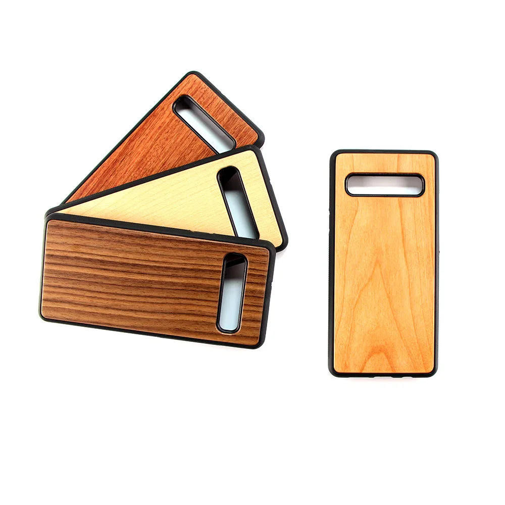 

2021 High Quality Wooden TPU Carved Logo Shockproof Phone Case For Samsung Galaxy S21 Ultra S21 S10, Natural wood color