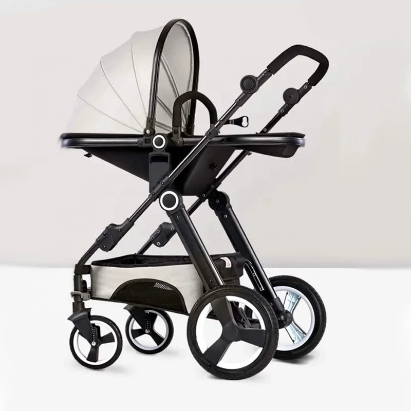 

Baby portable folding travel system Household High quality pu wheels products stroller