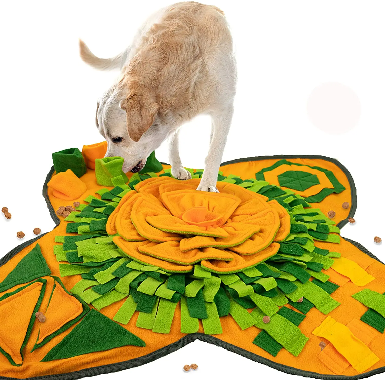 

Snuffle Mat for Dog Puzzle Toys Pet Feeding Mat Snuffing Training Bowl for Cats Dogs, Durable Interactive Game for Boredom, Enco, As pic