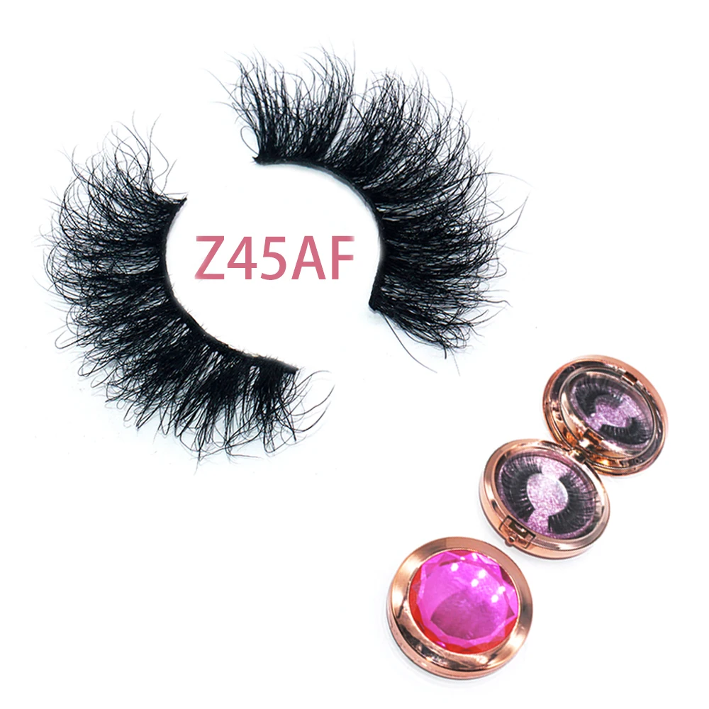 

Z45AF crazy cart xl 3d bottom full strip mink lashes dramatic mink eyelashes vendors 3d 25mm mink eyelashh, Black color
