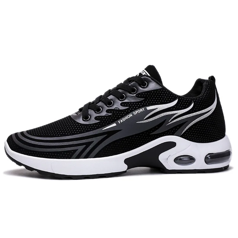 

FREE SAMPLE wholesale low price big size mens sport shoes light weight black sneakers