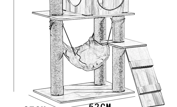 wholesale sisal castle modern large big climbing s