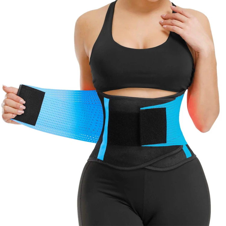 

Amazon Hot Sales Compression Strap neoprene Waist Trainer Women Workout sweat belts to lose weight With Custom Logo