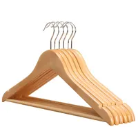 

Factory wholesale top quality coat hanger for clothes antique wooden hangers cheap wooden hanger