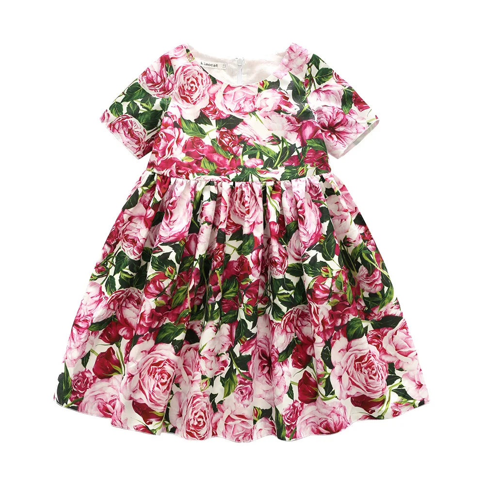 

Summer little girl clothes 2021 dress girl flower performance party dress for baby girls dresses for 2 year old