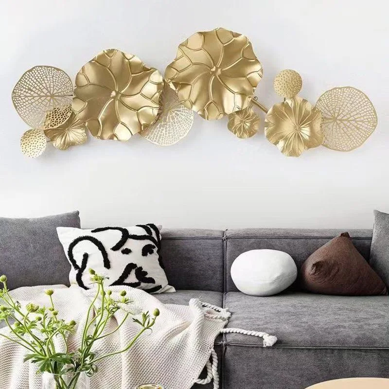 117X46CM Customizable Romantic Contracted Home Decor Modern Metal Decoration Living Room Wall Hanging Art China Dropshipping DDP