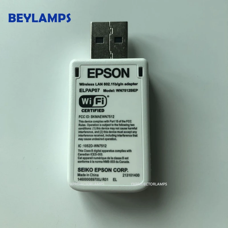 
Projectors Wireless For EPSON WIRELESS WIFI USB LAN ADAPTER ELPAP07 V12H418P12 WN7512BEP 802.11B/G/N F/S Fit To Projectors 